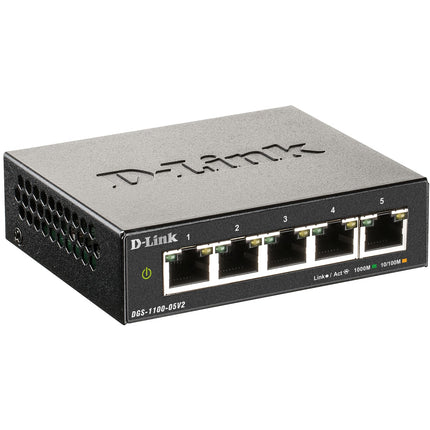DGS-1100-05V2 5-Port Smart Managed Gigabit Switch