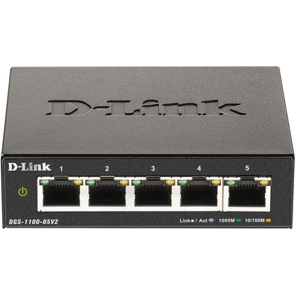 DGS-1100-05V2 5-Port Smart Managed Gigabit Switch