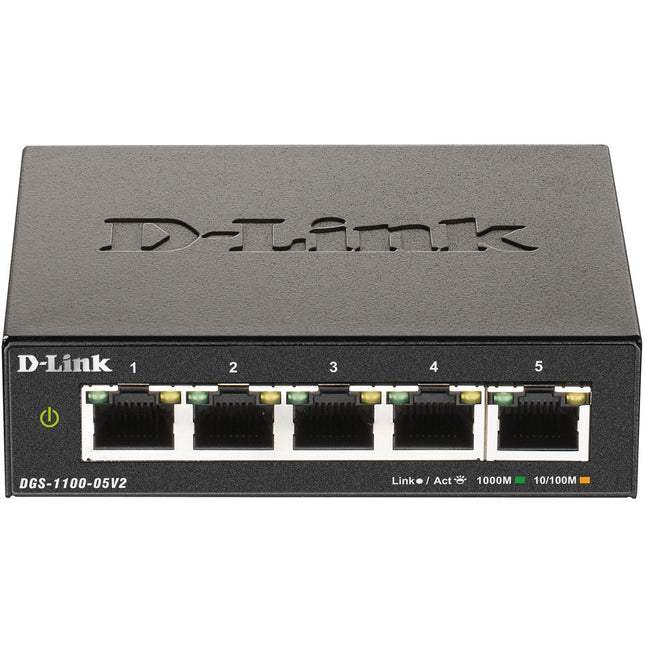 DGS-1100-05V2 5-Port Smart Managed Gigabit Switch