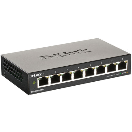 DGS-1100-08V2 8-Port Smart-Managed Gigabit Switch