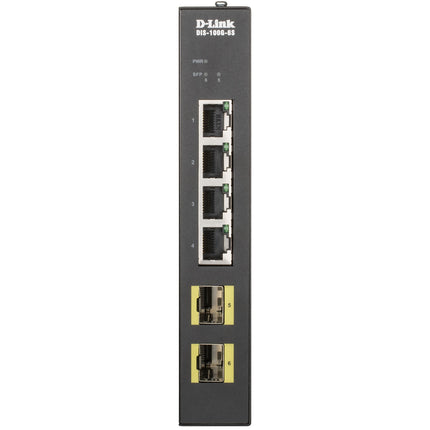 DIS-100G-6S 4-Port Gigabit Industrial Switch mit 2 x 100/1000M SFP