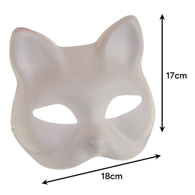 DIY Katzenmasken-Set, 6 Stück mit Zubehör