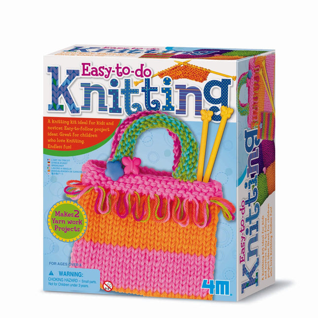 DIY-Strick-Kunst-Set für 4M-Projekte, einfach zu bedienen