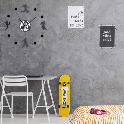 Nástěnné hodiny DIY "Fotbal