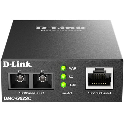 DMC-G02SC 100/1000Base-T auf 1000Base-SX SC Multi-Mode Medienkonverter 550m