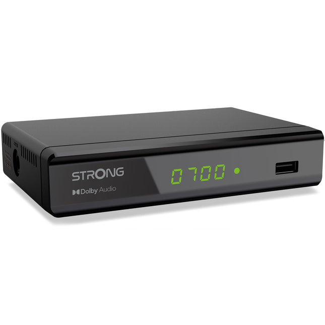 DVB-T2 HD Receiver, Free-To-Air, USB-Aufnahme, Schwarz