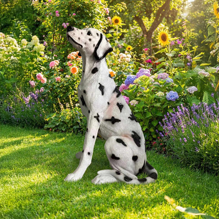 Dalmatian Garden Dog Statue, Polyresin, 83 cm