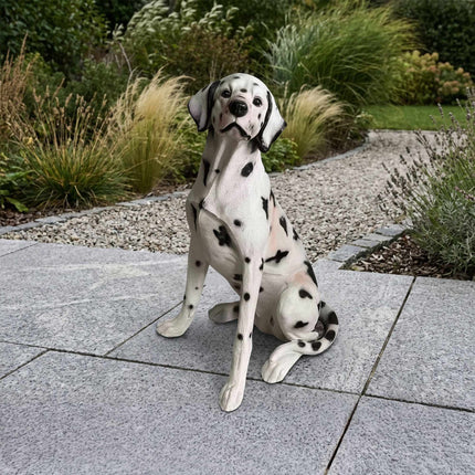 Dalmatian Garden Dog Statue, Polyresin, 83 cm