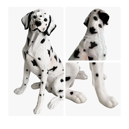 Dalmatian Garden Dog Statue, Polyresin, 83 cm