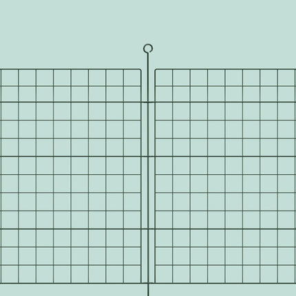 Dam fence with 5 parts