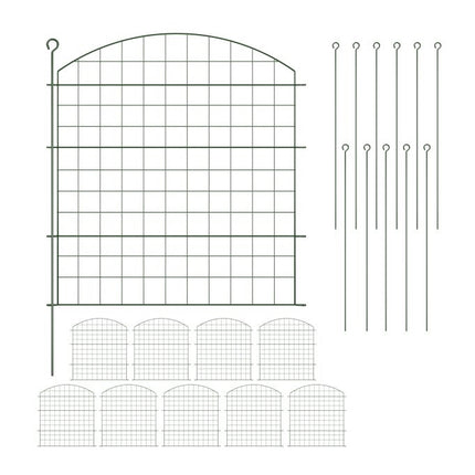 Dam fence with top arch