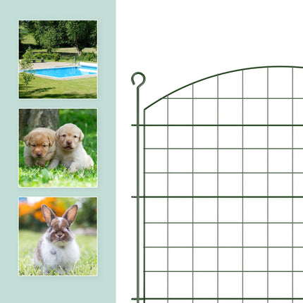 Dam fence with top arch