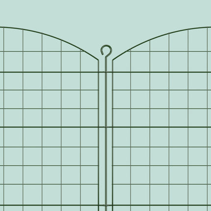 Dam fence with top arch