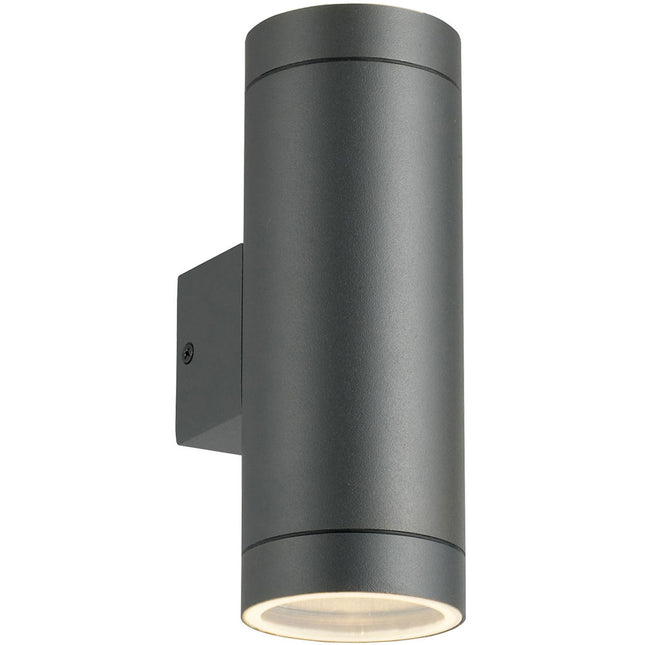 Daniel II Wandleuchte 2xGU10 Fassung IP44 Anthrazit