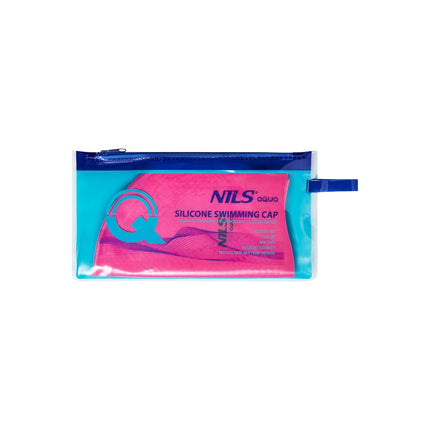 Dark Pink Silicone Swimming Cap, Solid Color