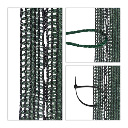 Dark green garden screen 1.8 m high