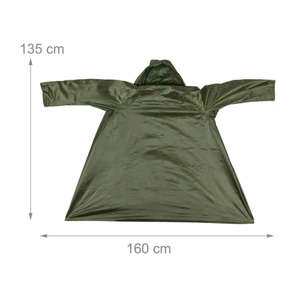 Imperméable vert foncé