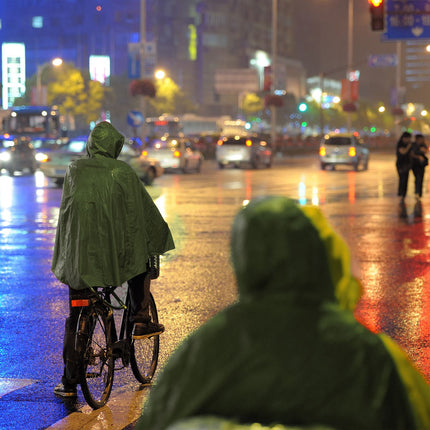 Imperméable vert foncé