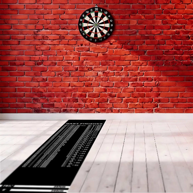 Podložka na šipky s čárou oche, 60x260 cm, protiskluzová