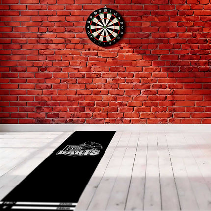 Podložka na šipky s čárou oche, 60x260 cm, protiskluzová