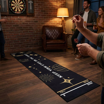 Dartmatte mit Oche-Linie, 60x260 cm, rutschfest
