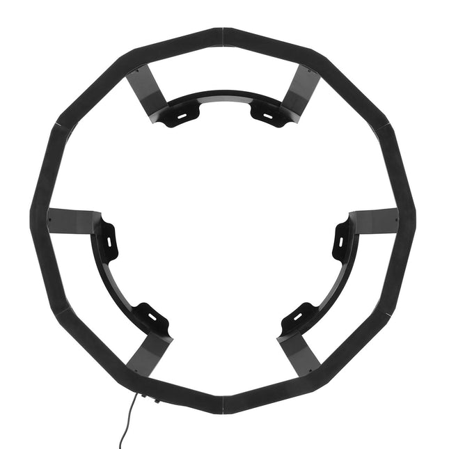 Dartboard-LED-Beleuchtung, 360° kreisförmig, 90 LEDs, Schwarz