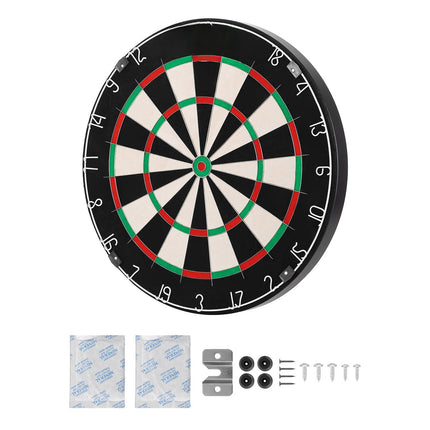 Dartboard, Self-Healing Sisal, Staple-Free Bullseye, 450mm
