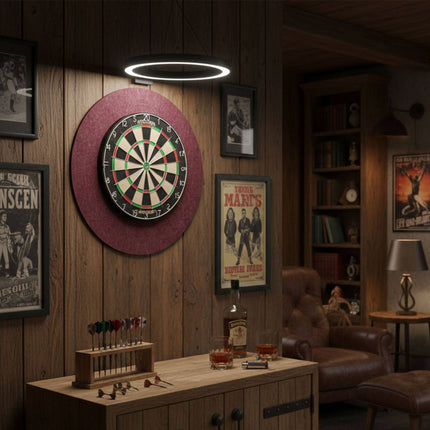 Dartscheiben-Umrandung, 4-teilig, Filz, Geräuschdämpfung