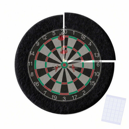 Dartboardumrandung, 4-teilig Filz, Geräuschdämpfung