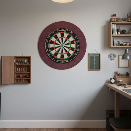 Dartboardumrandung, 4-teilig Filz, Geräuschdämpfung