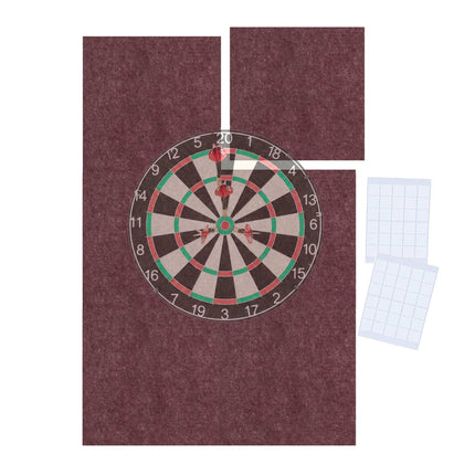 Dartboard-Umrandung, 6-teilige Filz-Schutzmatte