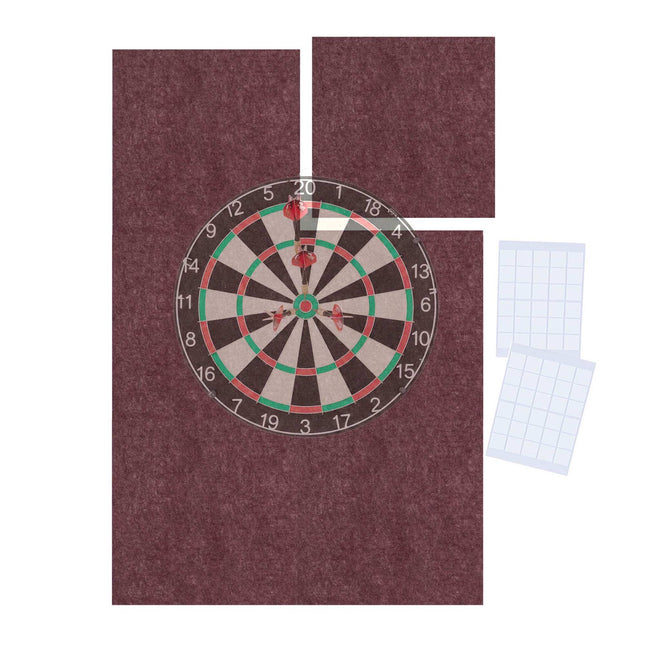 Dartboard-Umrandung, 6-teilige Filz-Schutzmatte