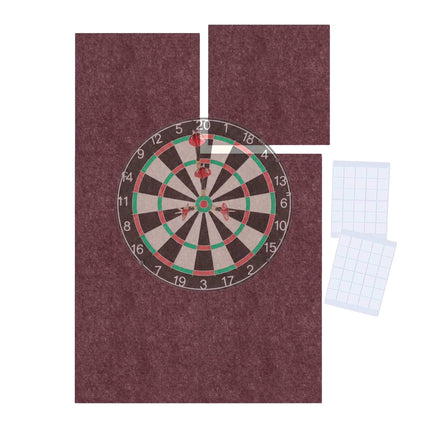 Dartboard-Umrandung, 6-teilige Filz-Schutzmatte