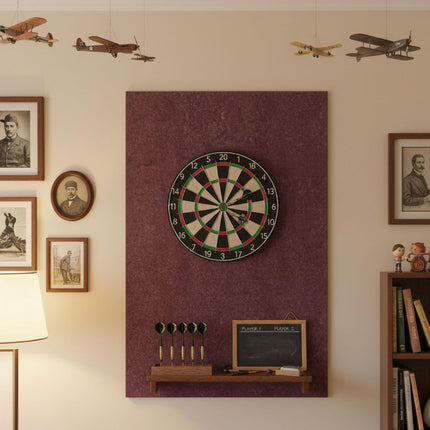 Dartboard Surround, 6-Piece Felt Wall Protector