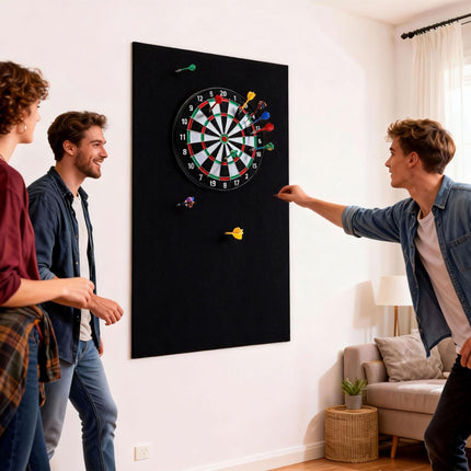 Dartboard Surround, 6-Piece Felt Wall Protector