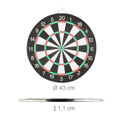Dartscheibe X1 mit Pfeilen