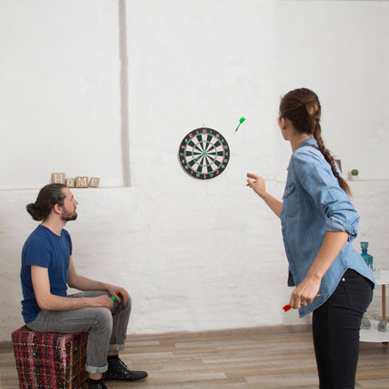 Dartboard X2 with arrows