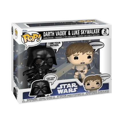 Darth Vader & Luke Skywalker Funko Pop! Vinyl Figuren, 2er-Pack