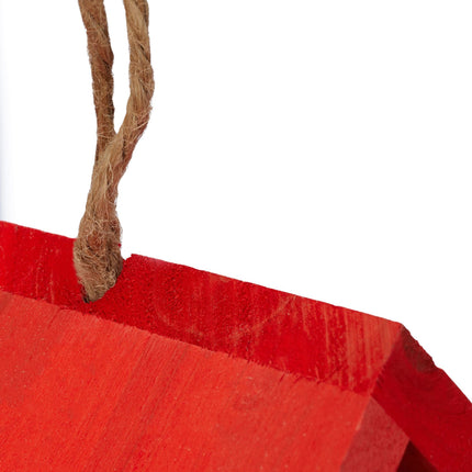 Deco Birdhouse Red Roof