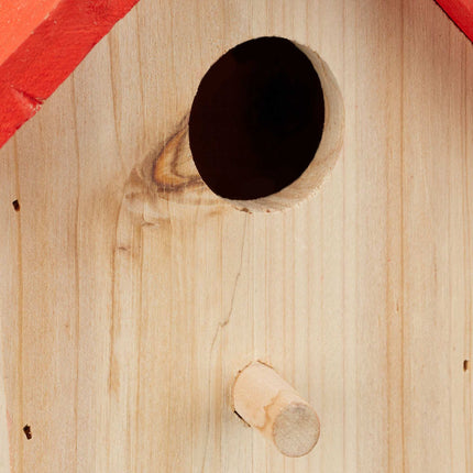 Deco Birdhouse Red Roof