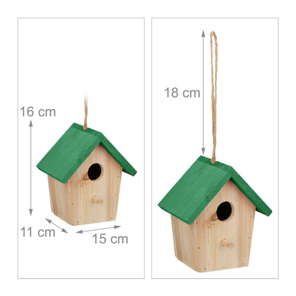 Deco birdhouse green roof