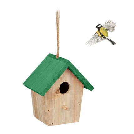 Deco birdhouse green roof