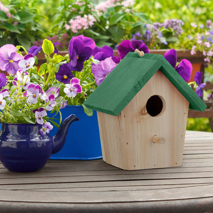 Deco birdhouse green roof