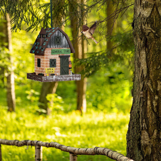 Dekoratives Vogelhäuschen-Ladendesign