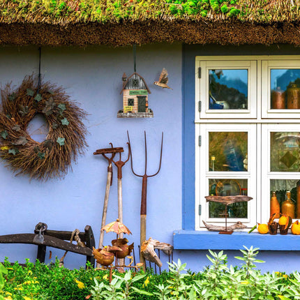 Decorative birdhouse shop design