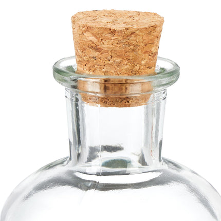 Decorative jars with cork lids