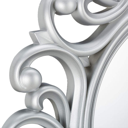 Decorative round wall mirror