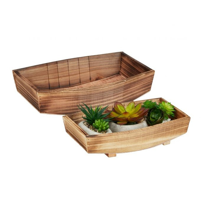 Dekorative Holzschale - 2er-Set