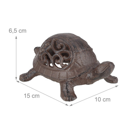 Deco turtle cast iron