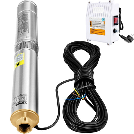 Deep Well Submersible Pump, 1100W, 57 m Head, IP68